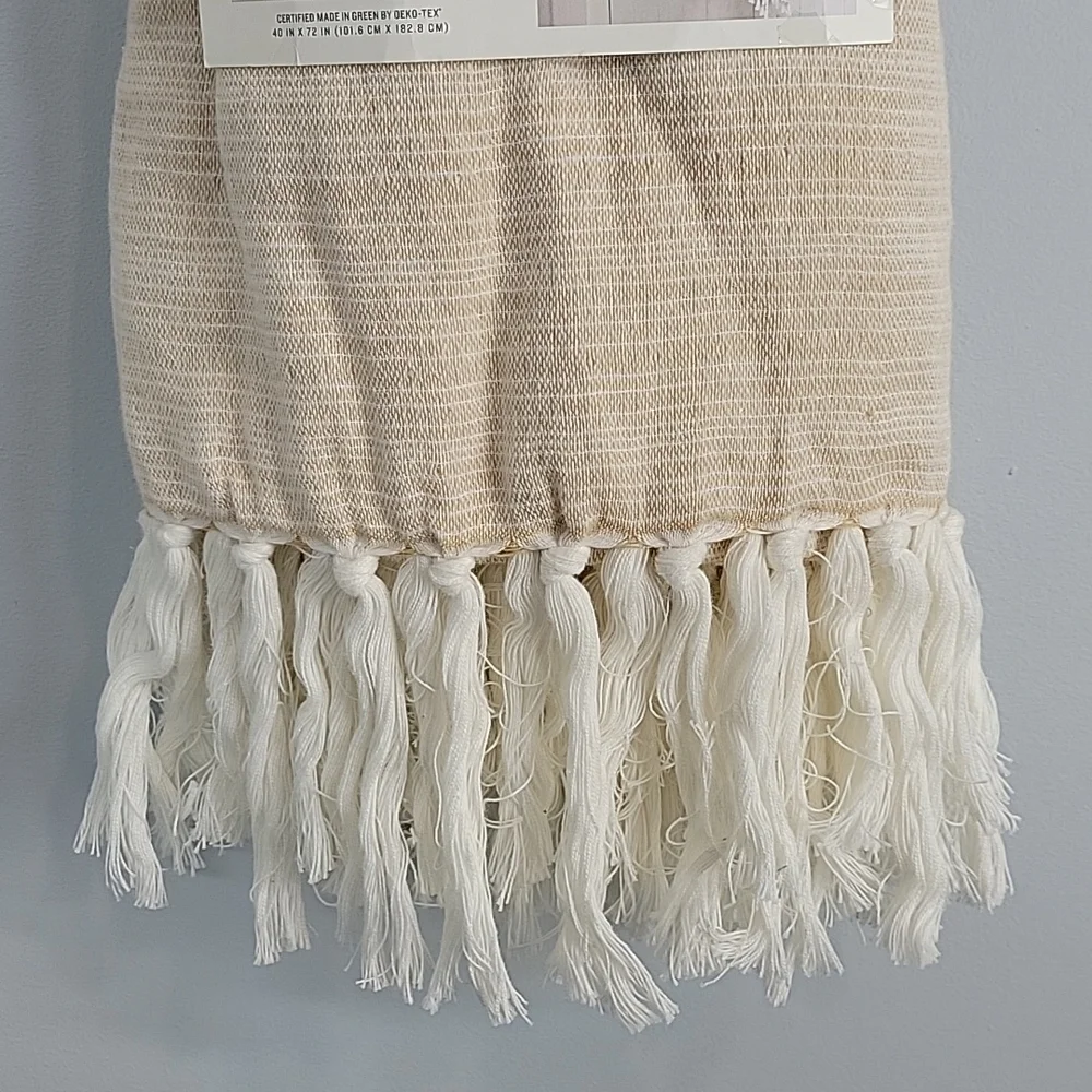 Hearth & Hand beach towel Fringe hem